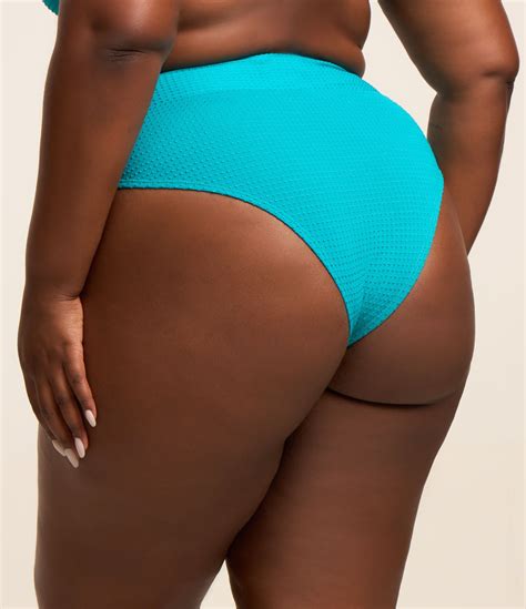Biquíni Calcinha Hot Pants Texturizada Curve Plus Size Verde