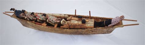 Old INUIT Umiak Model (boat for women) – ESKIMO – Greenland - Catawiki