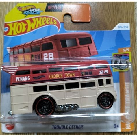 Store Minh Chung Toy Model Car Hot Wheels Basic G Case Trouble Decker Short Card Shopee Malaysia