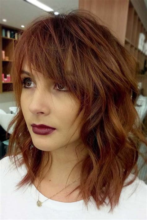 Shoulder Length Hair Bangs Too Hot To Resist Lovehairstyles