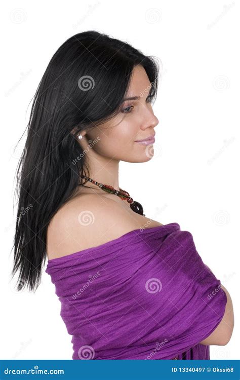 Bella Donna Con Le Spalle Nude Immagine Stock Immagine Di Caucasico