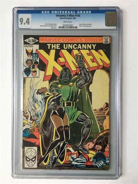 Marvel Comics X Men 145 Cgc Graded 94 1x Sc Catawiki