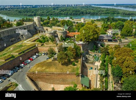 Aerial View Of The Zindan Gate Zindan Kapija And Despots Gate Along