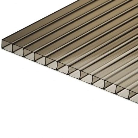 Купить поликарбонат для теплиц 2100х6000х10мм цвет бронза