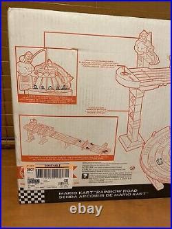 Car Track Set Hot Wheels Mario Kart Rainbow Road Raceway Race Track