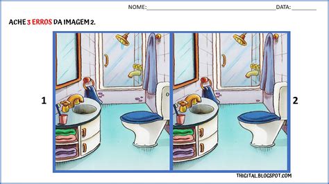 Ache O Erro Nas Imagens - ATIVIDADE ACHE O ERRO