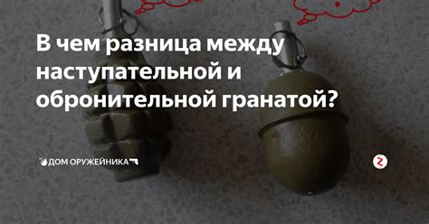 В чем разница между наступательной и обронительной гранатой? | 💣Дом ...