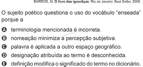 Figuras De Linguagem Enem Questões - Questões: ENEM - Figuras de Linguagem | Só Exercícios