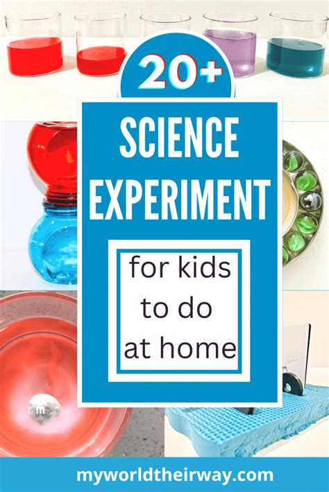 science experiments  kids fun easy experiments  home