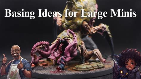 Next Level Basing Ideas For Large Warhammer 40k Miniatures Youtube
