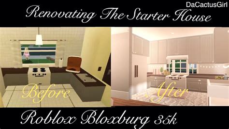 Renovating The Bloxburg Starter House NO GAMEPASSES 30k YouTube