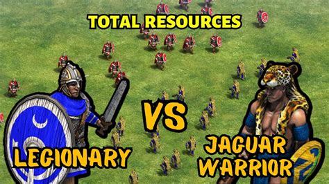 Legionary Elite Jaguar Warrior Total Resources AoE II DE YouTube