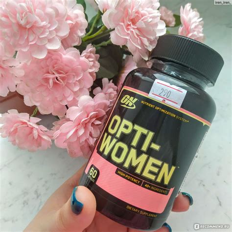 Мульти-витаминный комплекс Optimum Nutrition Opti-Women - «Отличный ...