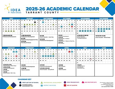 IDEA Edgecliff - ⏰ Our 2025-2026 Academic Calendar is now... | Facebook