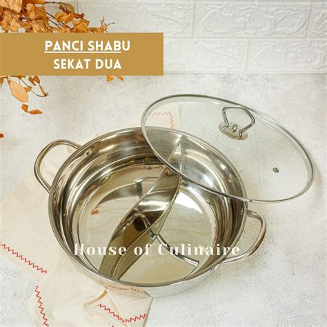Jual Panci Shabu Shabu Sekat Steamboat Hot Pot Diameter Cm Shopee Indonesia