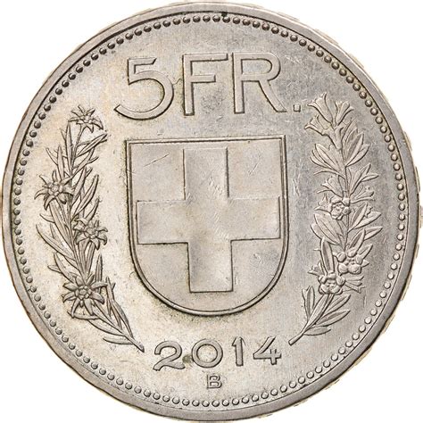Five Francs 2014, Coin from Switzerland - Online Coin Club