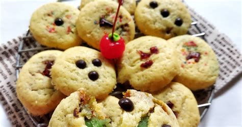 Resep Mochi Pandan Cookies Cranberry Choco Chip Oleh Desriayu Cookpad