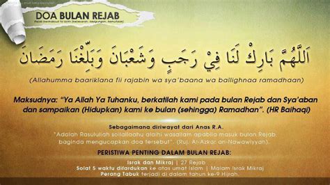 Doa & Kelebihan Bulan Rejab | YAB [Yg Amat Bamna]