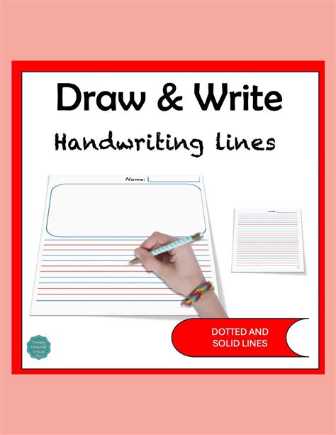 draw & write handwriting lines template - Australian Teachers Marketplace