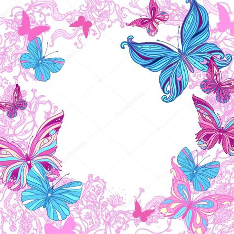 Marcos Para Fotos Con Preciosas Mariposas Marco De Fotos Marcos Para