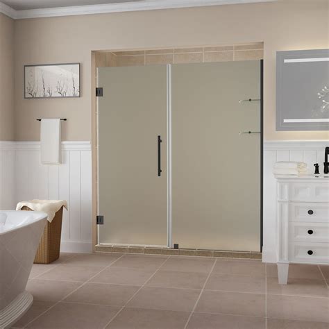 Aston Belmore Gs 75 25 76 25 X 72 Inch Frameless Hinged Shower Door