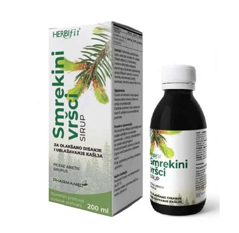 Herbifit Smrekini Vrsci Syrup Ml Euro Market