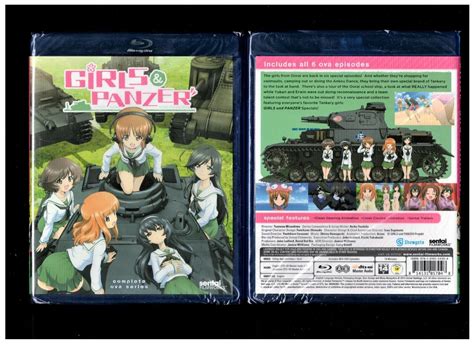 Girls Und Panzer Complete Ova Series Specials Brand New Blu Ray 2014