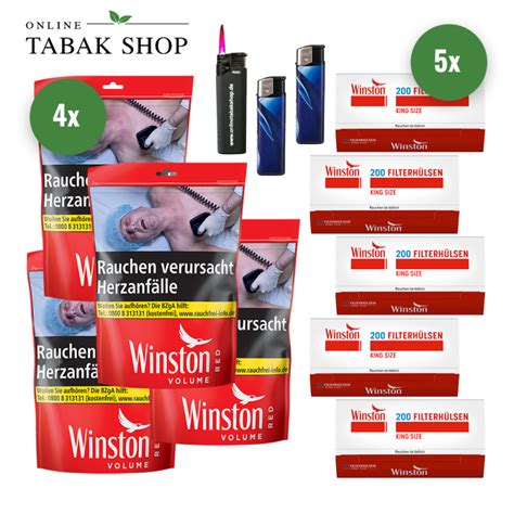 Winston Volume Tobacco Red Xxl X G Winston H Lsen