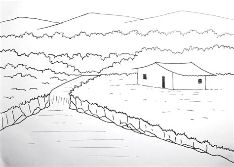 Desenhos Paisagem Para Colorir - 8