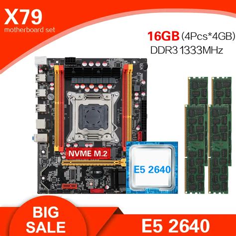 Atermiter X79G X79 Motherboard Set With LGA2011 Combos Xeon E5 2620 CPU ...