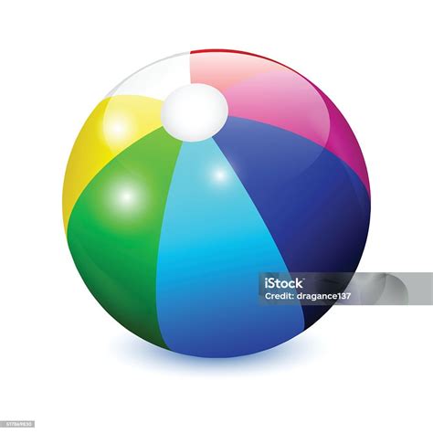 bola pantai ilustrasi stok  gambar  bola pantai