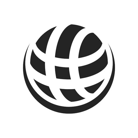 Premium Vector World Logo Template Isolated Brand Identity Icon Abstract Vector Graphic