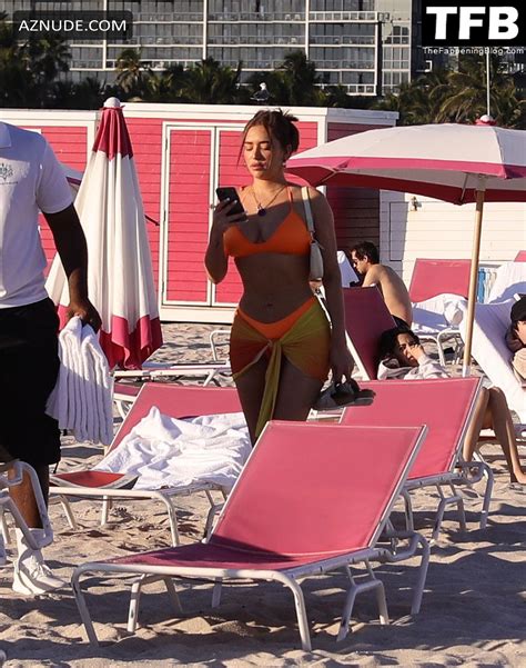 Anastasia Karanikolaou Stassi Shows Off Her Curves In A Bikini On The Beach In Miami AZNude