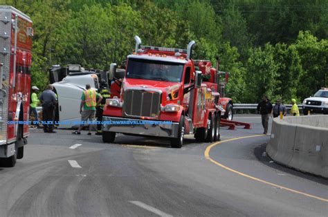 Truck Overturns on Woodhaven Road Ramp From I-95 traffic Snarled