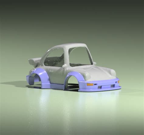 RWB Kit For Hot Wheels Tooned Porsche STL File For Cults