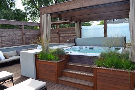 The Great Outdoors Top Backyard Design Ideas Hot Tub Backyard Hot Tub Patio Hot Tub Garden