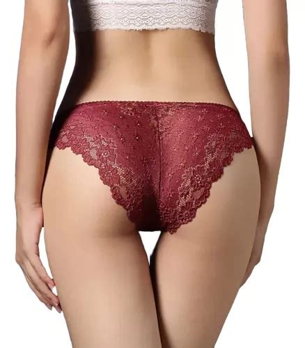 Bikini Pantaleta Tanga Con Encaje Elegancia Comodida Sexy Cuotas sin interés