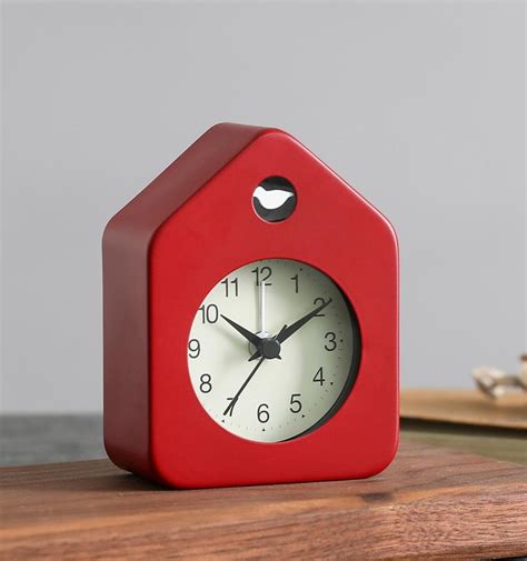 House Shaped Metal Alarm Clock Wall Clock Manufacturers