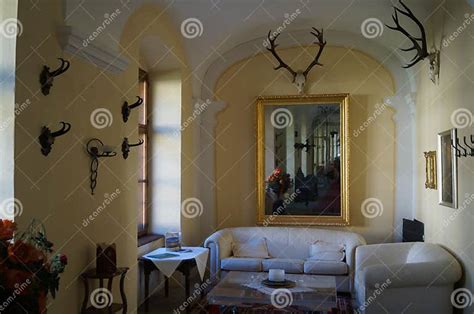 Interior Of The Historic Mondsee Castle Mondsee Abbey Or Benedictine