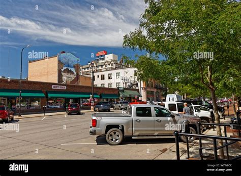 main Street in historical downtown Rapid City South Dakota Stock Photo ...