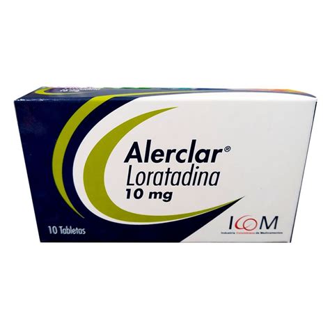 ALERCLAR 10 MG 10 TABLETAS ICOM Farma Chex