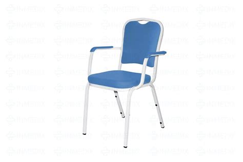 Стул медицинский с подлокотниками СТ3, цвет синий купить в Москве ...