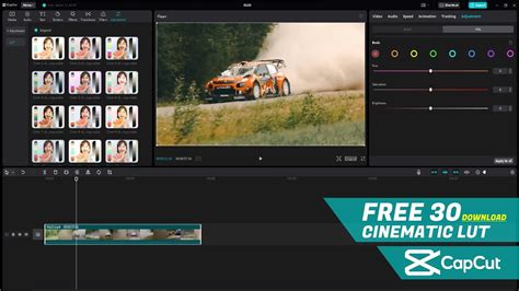 FREE 30 CINEMATIC LUT FOR CAPCUT PC YouTube