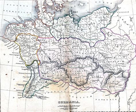 Historische Karte Deutschland 1849