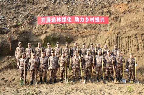 碧江区：子弟兵为生态文明再添新绿人武部坝黄镇组织