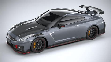 Nissan GT-R NISMO 2024 Low Poly 3D Model by SQUIR