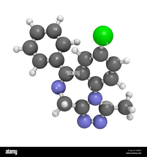 Alprazolam Sedative And Hypnotic Drug Benzodiazepine Class Chemical