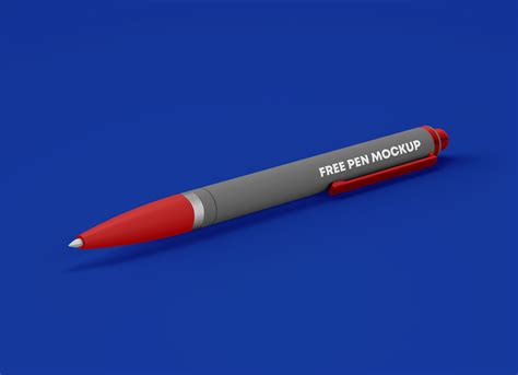 Free Ballpoint Pen Mockup PSD Set - Good Mockups