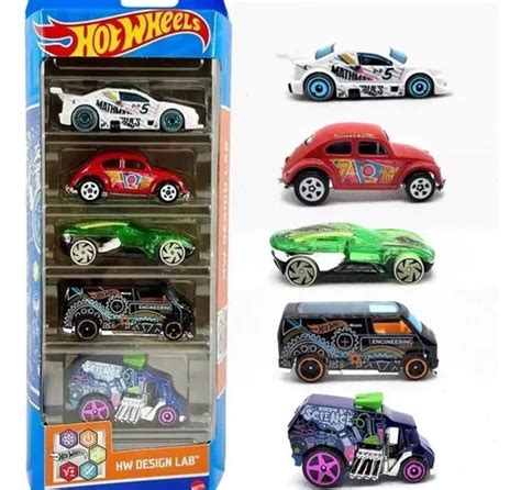 Hot Wheels Pack C Carros Hw Design Lab Hly Frete Gr Tis