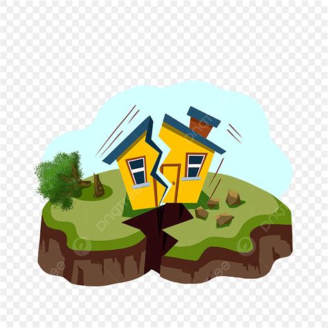 Earthquake Cartoon Clipart Of People